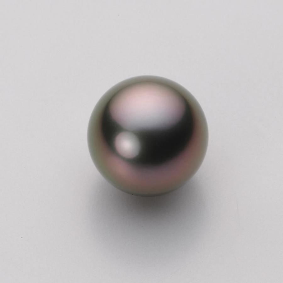 [ムーンレーベル 公式] ブラックパール 12mm 黒蝶 真珠 ペンダント トップ K18WG ホワイトゴールド レディース NB00012R22RB01474W-Tの画像