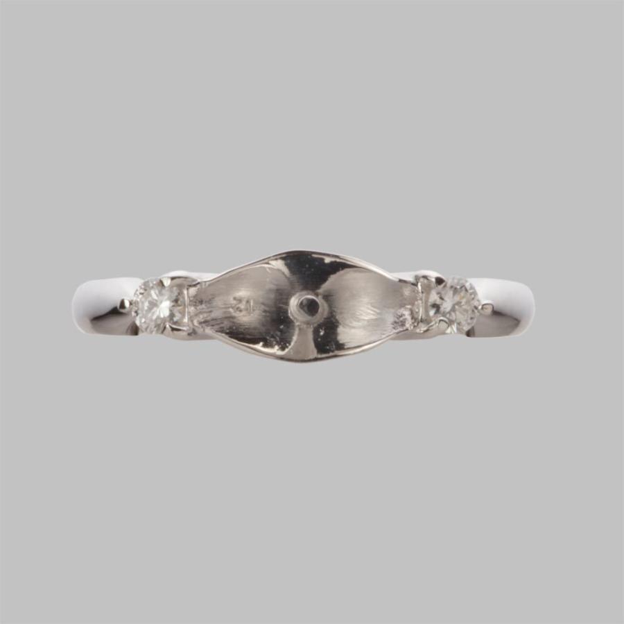 [ムーンレーベル 公式] ブラックパール 指輪 12mm 黒蝶 真珠 リング PT900 プラチナ レディース NB00012R23RB0D02P2の画像