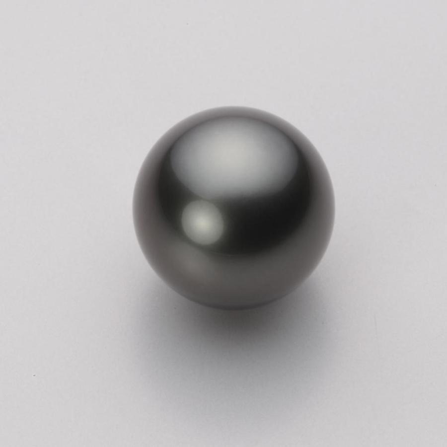 [ムーンレーベル 公式] ブラックパール ネックレス 13mm 黒蝶 真珠 ペンダント K18WG ホワイトゴールド レディース NB00013R13PC0334W0