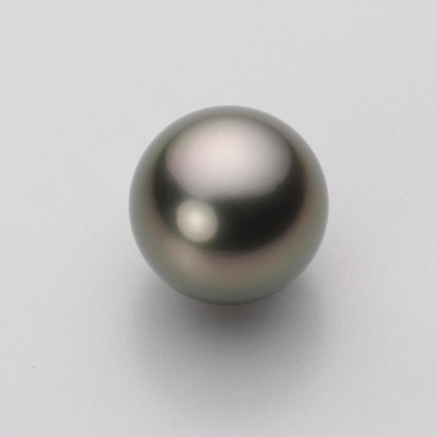 [ムーンレーベル 公式] ブラックパール 13mm 黒蝶 真珠 ペンダント トップ K18 イエローゴールド レディース NB00013R22RB01474Y-Tの画像