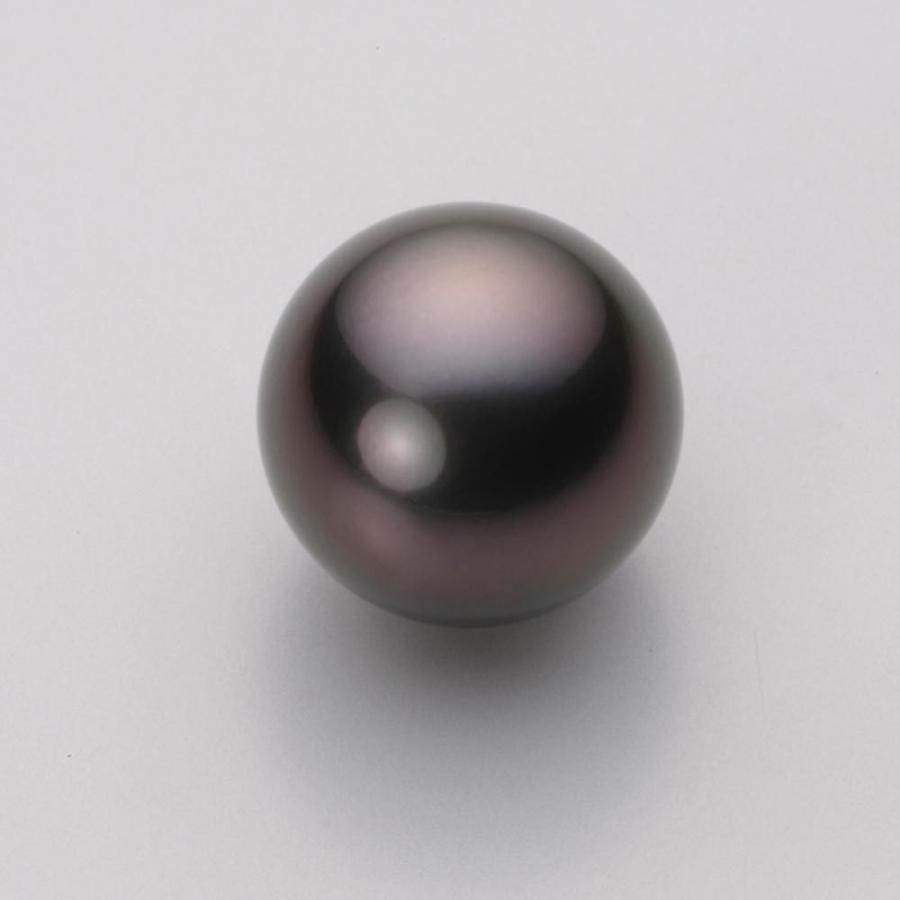 [ムーンレーベル 公式] ブラックパール ネックレス 14mm 黒蝶 真珠 ペンダント K18WG ホワイトゴールド レディース NB00014R22BK0ZB5LW_1