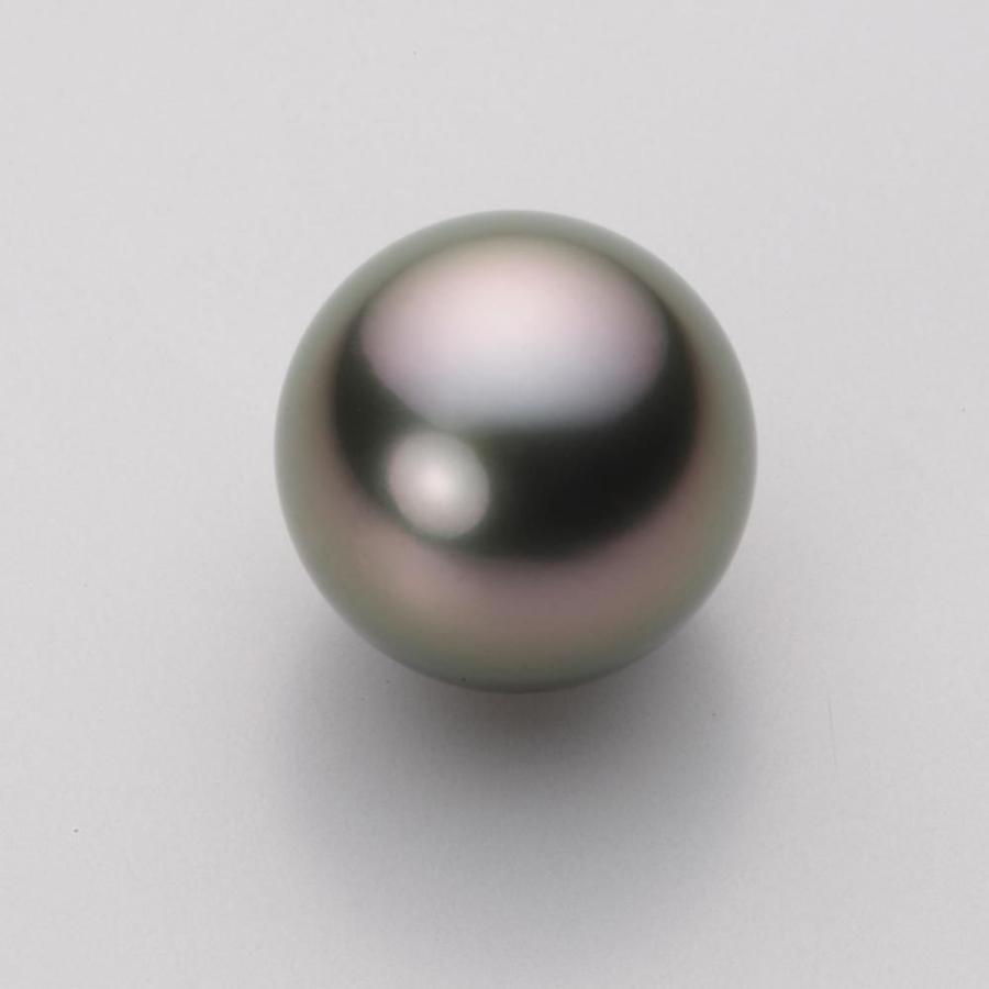 [ムーンレーベル 公式] ブラックパール ネックレス 14mm 黒蝶 真珠 ペンダント K18WG ホワイトゴールド レディース NB00014R22RB0647W0_1