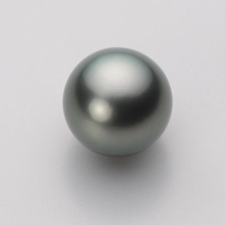 [ムーンレーベル 公式] ブラックパール 14mm 黒蝶 真珠 ペンダント トップ K18 イエローゴールド レディース NB00014R23DG0314Y0-Tの画像