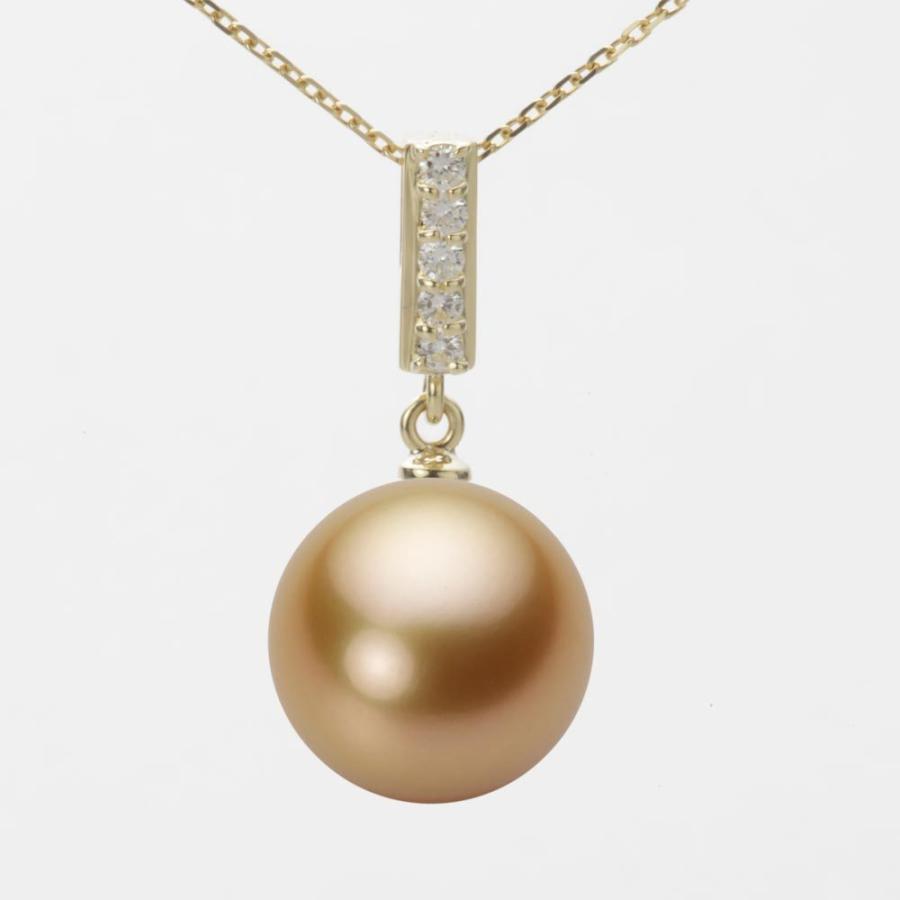 [ムーンレーベル 公式] 南洋真珠 12mm 白蝶 真珠 ペンダント トップ K18 イエローゴールド レディース NW00012R21NG0314Y0-T