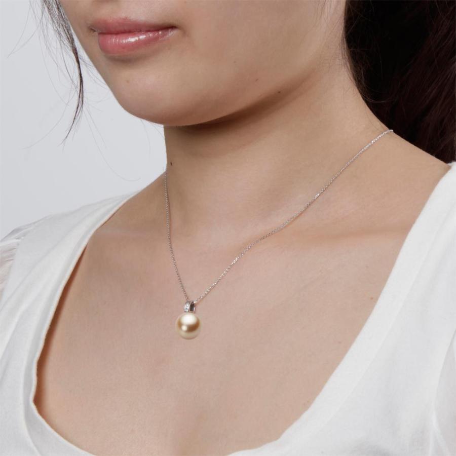 【国産】 南洋真珠 ネックレス 12mm 白蝶 真珠 ペンダント K18WG ホワイトゴールド レディース NW00012R22LG0647W0 【2480110079】(88752円)