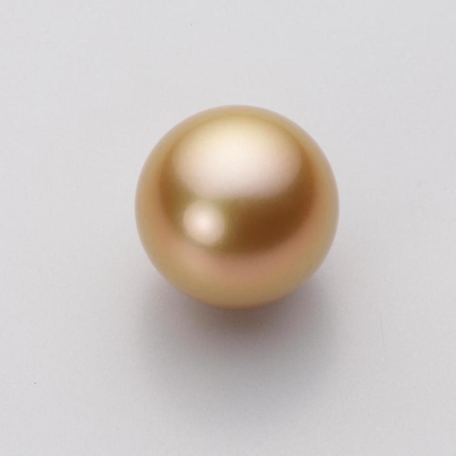 ムーンレーベル 公式] 南洋真珠 ピアス 13mm 白蝶 真珠 K18WG ホワイト