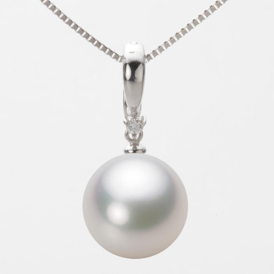 ムーンレーベル 公式] 南洋真珠 ネックレス 13mm 白蝶 真珠 ペンダント