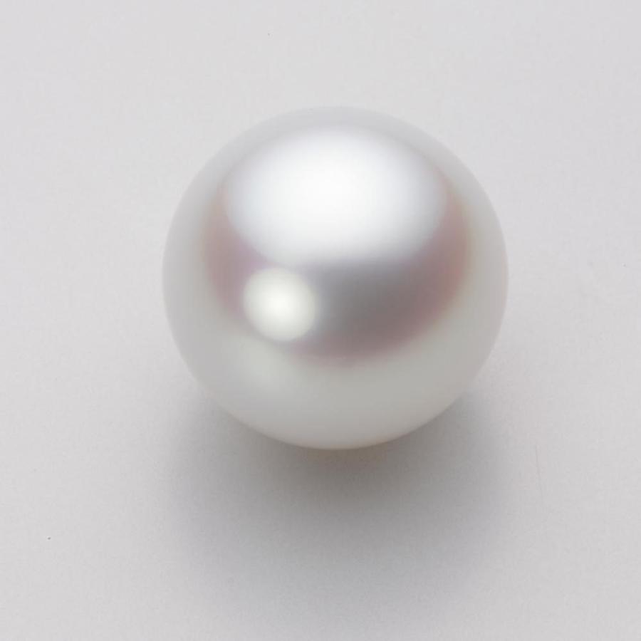 ムーンレーベル 公式] 南洋真珠 16mm 白蝶 真珠 ペンダント トップ K18