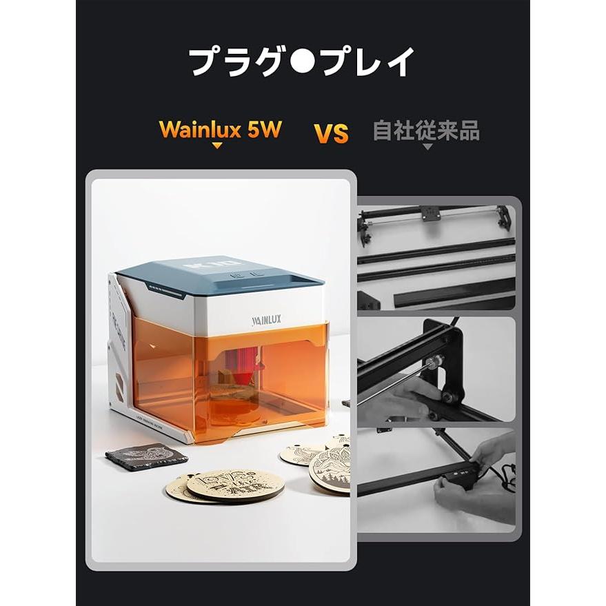 レーザー彫刻機,WAINLUX K10 5W ミニ密閉型ビジュアルレーザー刻印機,windows/Mac対応 iOS/Android接続用 アプリ操作 使用寿命連続10,000時間以上 : 20241114000000-00002 : MOONLIGHT BLUE - 通販 - Yahoo!ショッピング レーザー彫刻機,WAINLUX K10 5W ミニ密閉型ビジュアルレーザー刻印機,windows/Mac対応 iOS/Android接続用 アプリ操作 使用寿命連続10,000時間以上 : 20241114000000-00002 : MOONLIGHT BLUE - 通販 - Yahoo!ショッピング