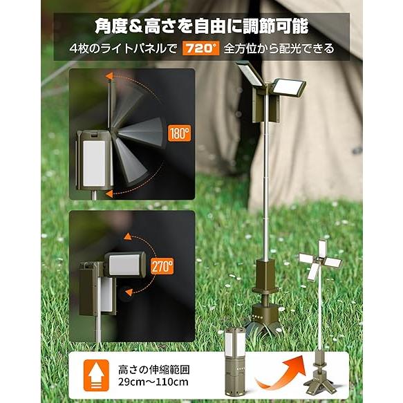 ランタン LED 1台多役・業界最初の焚火色 キャンプランタン