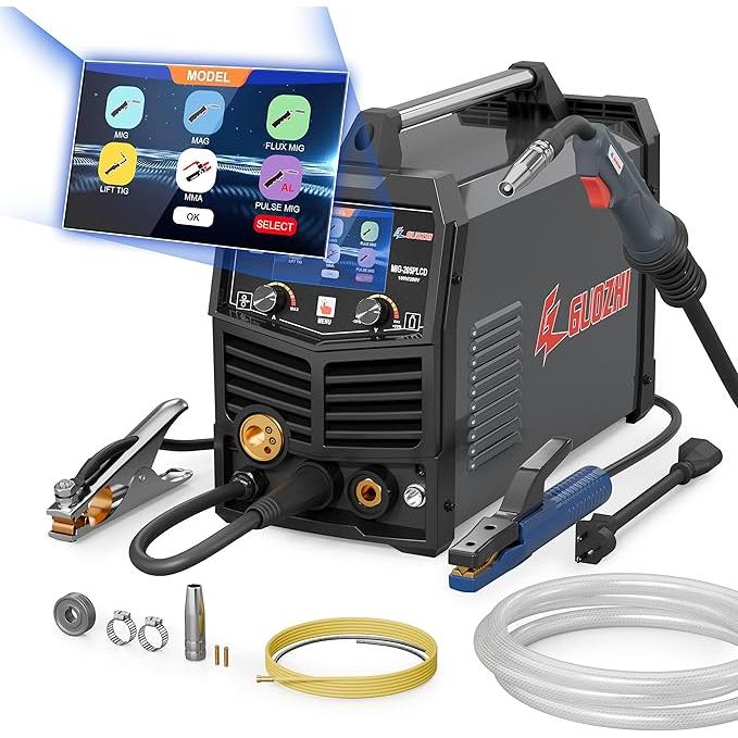 溶接機 半自動 100v 200V 兼用 205A アルミ溶接機 TIG溶接機 MMA 溶接機 半自動 100v 200V 兼用 205A アルミ溶接機 TIG溶接機 MMA