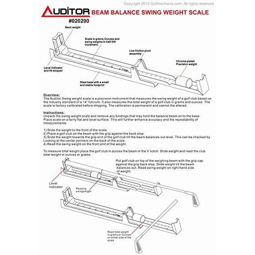 Golf-Mechanix　 簡単　バランス＆重量測定器 スイング　ゴルフスミス 