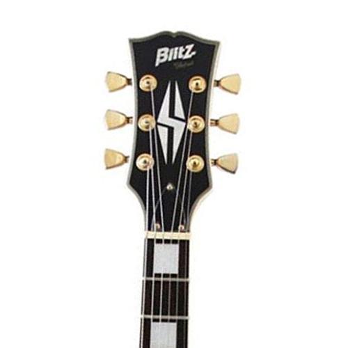 BLITZbyARIA ブリッツ エレキギター BLP-CST BK ケース付属 : a