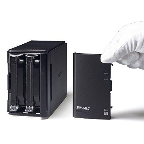 BUFFALO RAID1対応 USB3.0用 外付けハードディスク 2ドライブモデル 4TB HD-WL4TU3/R1J USB3 0用 外付けハードディスク 2ドライブモデル 4TB