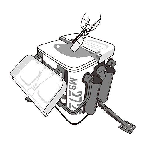 第一精工 タックルボックス タックルキャリアー MS4025 クロ×クロ ルアーケース タックルケース 釣り 