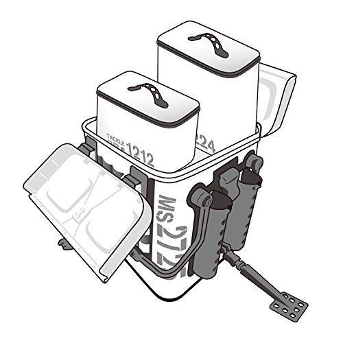 第一精工 タックルボックス タックルキャリアー MS4025 クロ×クロ ルアーケース タックルケース 釣り 
