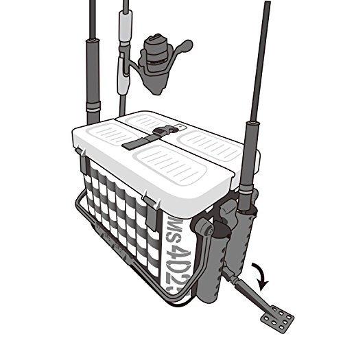 第一精工 タックルボックス タックルキャリアー MS4025 クロ×クロ ルアーケース タックルケース 釣り 