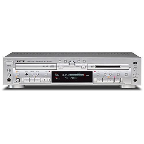【訳あり品】 TEAC CDプレーヤー/MDレコーダー シルバー MD-70CD-S 【VQ2210425655】(79102円)