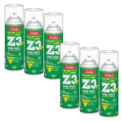 ボンド スプレーのりZ-3 ガス抜きキャップ 430ml #63427 6本入り :a