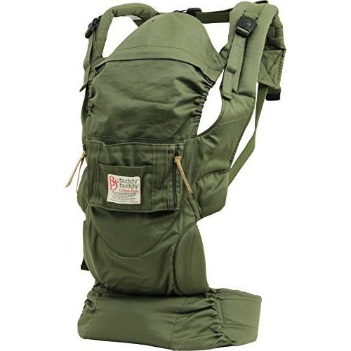 BuddyBuddy 抱っこ紐 アーバンファン 抱っこひも カーキ 