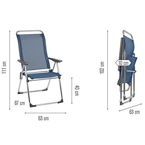 ラフマLafuma アウトドア チェア 折りたたみ アリュ シャムALU CHAM オーシャンブルー LFM2772-3865 