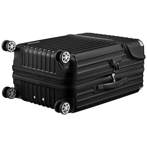 トラベリスト スーツケース ジッパー トップオープン モーメント 拡張機能付き 61L 64 cm 4.3kg ブラックカーボン 