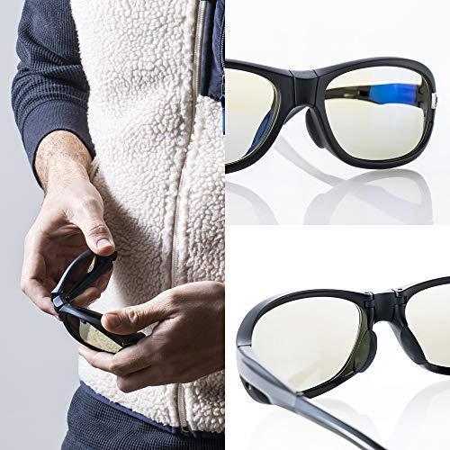 Zequeゼクー 偏光サングラス Fiftyフィフティ F-1741 マットブラック LUSTER ORANGE 