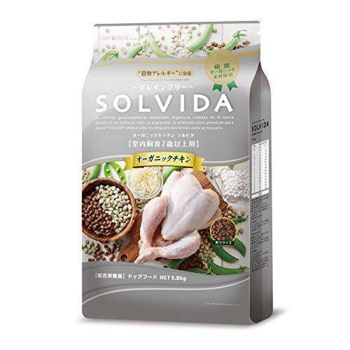 ソルビダ グレインフリー チキン 室内飼育7歳以上用 5.8kg 