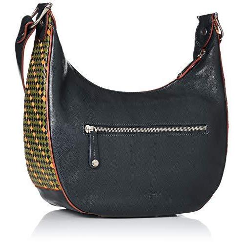 【訳あり・新品】 トスカネーラ レディースイントレチャートバケッタレザーショルダーバッグ 2124-VA ブルー 【7331555658】(26237円)