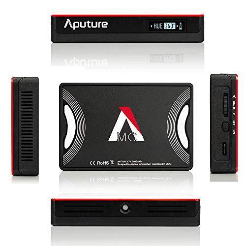 即出荷】Aputure AL-MC RGBWW LED撮影ライト 3200K-6500K ポケット
