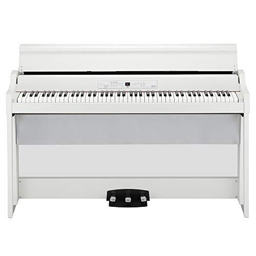 KORG 電子ピアノ G1B AIR WHITE ホワイト 演奏記録機能付き ペダル付属 同音連打可能 RH3鍵盤グランドピアノと同等?
