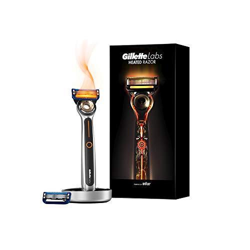 公式店舗 ジレット Gillette Labs ヒーテッドレーザー 髭剃り カミソリ 男性 本体 替刃2個付 充電器 在庫限り