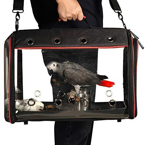 Colorday軽量 鳥用キャリーバッグ、鳥用トラベルケージ 