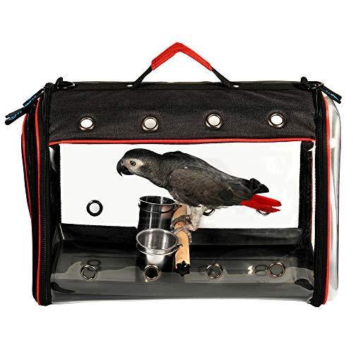 Colorday軽量 鳥用キャリーバッグ、鳥用トラベルケージ 