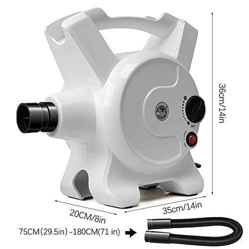 Skysun 犬グルーミング用品 低騒音 3つノズル付 犬・猫用 2400W高効率ペット用品 無段階速度調整風制御 日本規制 