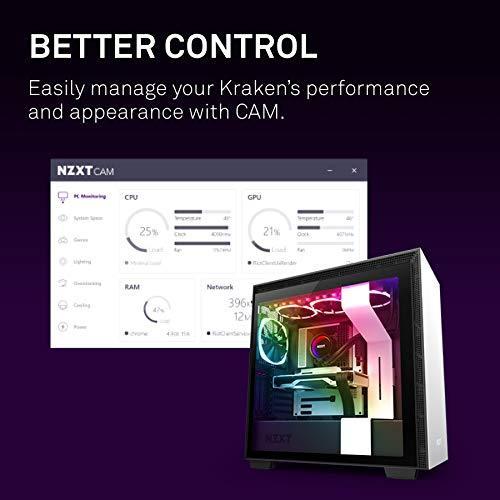 NZXT KRAKEN X53 簡易水冷CPUクーラー RGBファン搭載 240mm RL-KRX53-R1 FN1524 