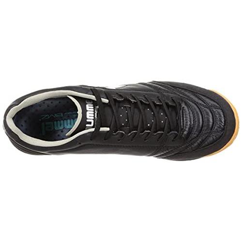 ヒュンメル フットサルシューズ アピカーレ5 PRO WIDE PG ブラック×シルバー 9095 27.5 cm 