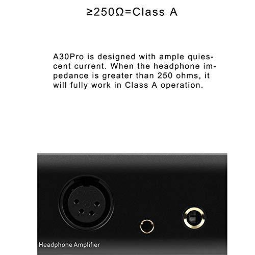 TOPPING A30 Pro NFCA ヘッドフォンアンプ OPA1656 4PIN XLR 4.4MM 6.35MM出力 バランス入力 AMP 3ステップゲイン設定 ヘッドフォンアンプ (ブラック) 2
