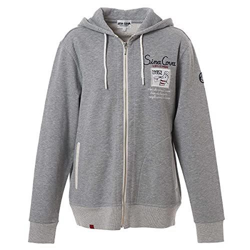 シナコバ 杢グ パーカー レディース 長袖 素材綿100 綿100 レディースファッション 吊裏毛 スウェット アウター ジップアップ フード付き 2110 杢グ A B09dk19zj5 Moonlight Blue 再入荷高評価