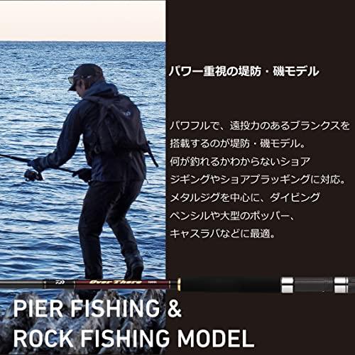 ダイワ(DAIWA) オーバーゼア 100MHH ブラック ロッド、釣り竿