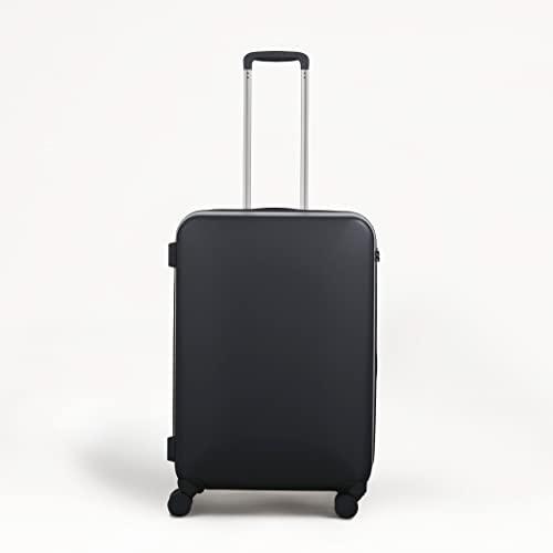 スーツケースキャリーバッグ Mサイズ 6-7日 4.1kg 73リットル (Black