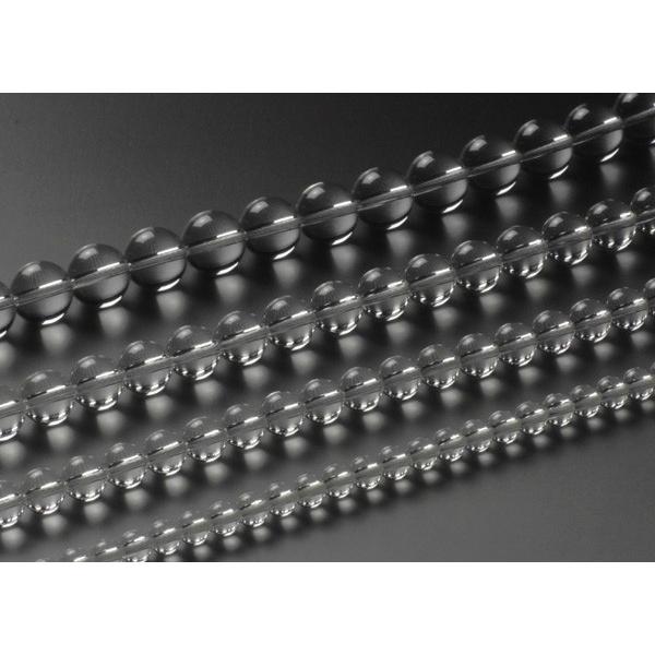 ブラジル産最高品質天然水晶10mm玉ブレスレット（15cm