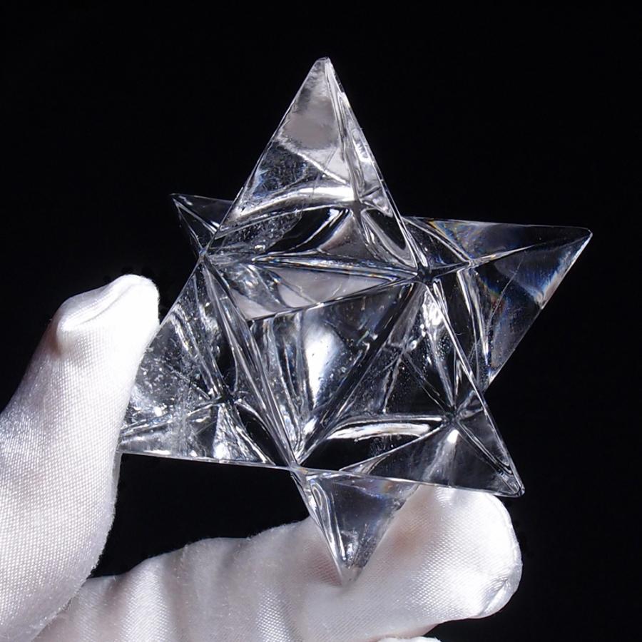 ヒマラヤ水晶のマカバスター 星型八面体54mm K1100 : 水晶天然石専門店