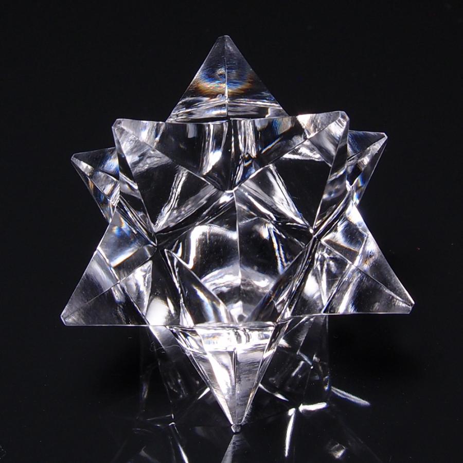 天然石　マカバスター　水晶 ヒマラヤ水晶のマカバスター 星型十二面体34mm K1113 : 水晶天然石専門