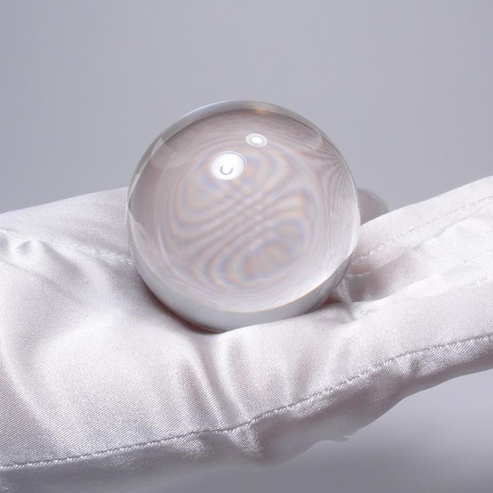 A】最高級天然水晶玉 45.55mm（鑑別書付き） SP0133 : 水晶天然石専門