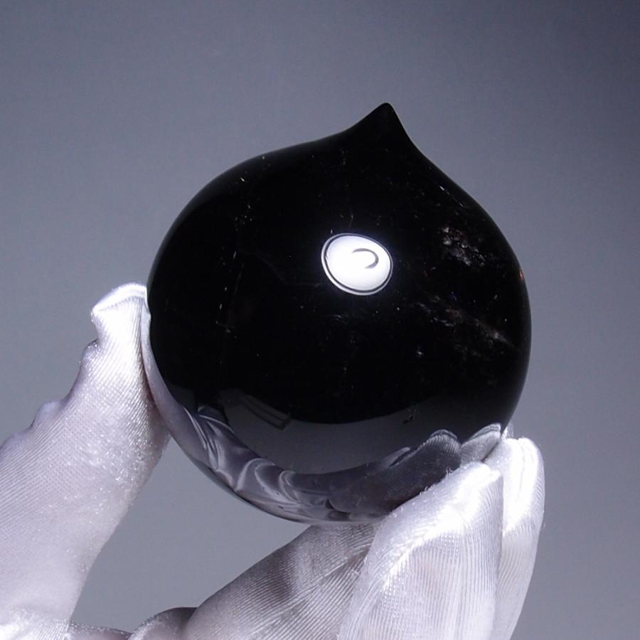 山梨県黒平産黒水晶如意宝珠　直径 約53mm YSH006 | ブランド登録なし | 04