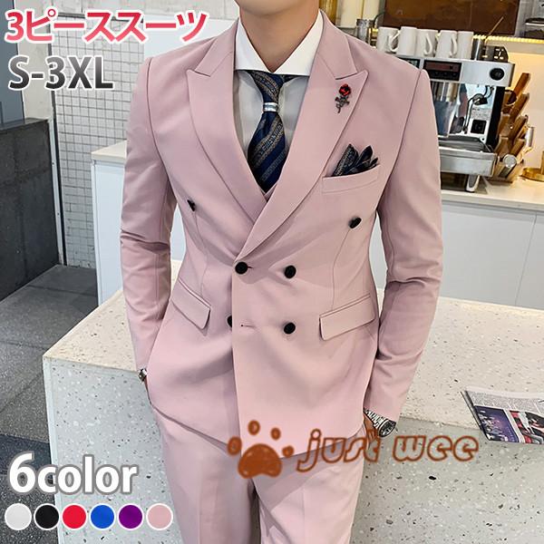 ファッションなデザイン ビジネススーツ 入学式 新品未使用 紳士服 ビジネス 上下3点セット スリピース 細身 ベスト スーツ ダブル スーツセットアップ 結婚式 メンズ ビジネススーツ 紳士服 3点セット 細身 スーツ メンズ ビジネススーツ