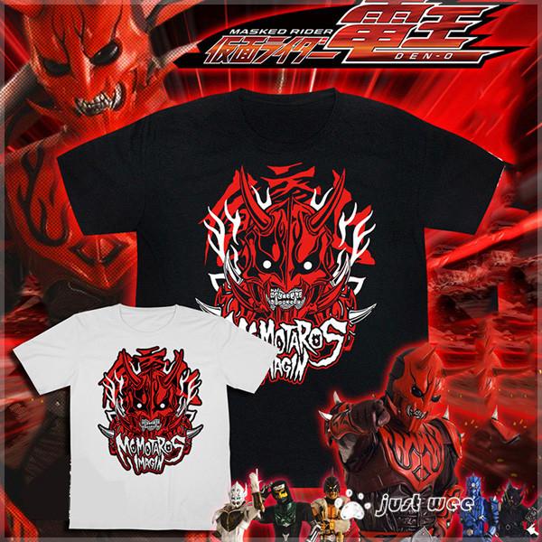 仮面ライダー電王 モモタロス 変身 柔らかい 半袖 トップス 大人気 キャラクターグッズ 周年 店内限界値引き中 セルフラッピング無料 可愛い 痛服 Tシャツ 売れ筋 アニメ