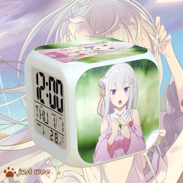 目覚まし時計 レム Re ゼロから始める異世界生活 ラム エミリア 大人気 キャラクターグッズ アニメ 売れ筋 可愛い 光る 温度 プレゼント Naozhong39 オーズ 通販 Yahoo ショッピング