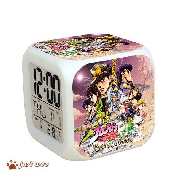 目覚まし時計 空條 承太郎 ジョジョの奇妙な冒険 ジョセフ ジョースター 大人気 キャラクターグッズ アニメ 売れ筋 可愛い 光る 温度 プレゼント Naozhong54 オーズ 通販 Yahoo ショッピング